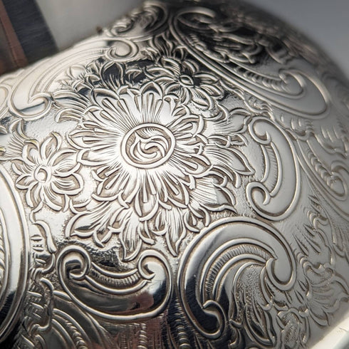 英國復古鍍銀平紋針織水壺